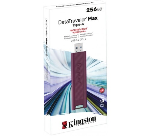 Флеш-накопичувач USB3.2 256GB Kingston DataTraveler Max Red (DTMAXA/256GB)