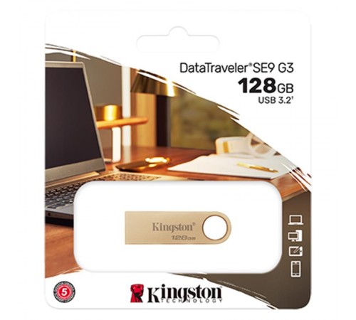 Флеш-накопичувач USB3.2 128GB Kingston DataTraveler SE9 G3 (DTSE9G3/128GB)