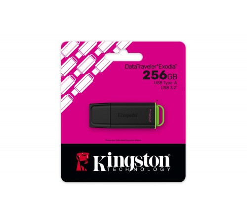 Флеш-накопичувач USB3.2 256GB Kingston DataTraveler Exodia Black (DTXG2/256GB)