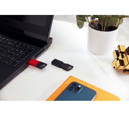 Флеш-накопичувач USB3.2 128GB Kingston DataTraveler Exodia M Black/Red (DTXM/128GB)