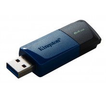 Флеш-накопичувач USB3.2 64GB Kingston DataTraveler Exodia M Black/Blue (DTXM/64GB)