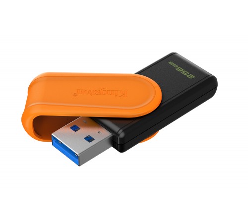 Флеш-накопичувач USB3.2 256GB Kingston DataTraveler Exodia S Black/Orange (DTXS/256GB)