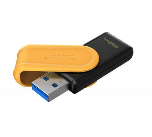 Флеш-накопичувач USB3.2 512GB Kingston DataTraveler Exodia S Black/Yellow (DTXS/512GB)
