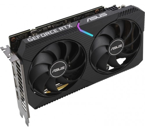 Відеокарта GF RTX 3060 12GB GDDR6 Dual OC V2 Asus (DUAL-RTX3060-O12G-V2) (LHR)
