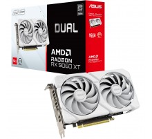 Відеокарта AMD Radeon RX 9060 XT 16GB GDDR6 Dual White Asus (DUAL-RX9060XT-16G-WHITE)