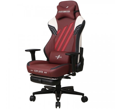 Крісло для геймерів 1stPlayer Duke Black White Red
