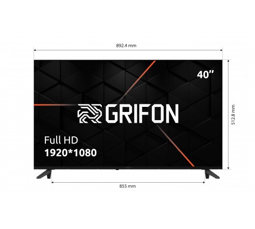 Телевізор Grifon Diva DV40FSB