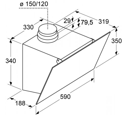 Витяжка Bosch DWK63PJ20T