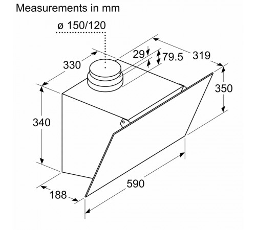 Витяжка Bosch DWK63PJ60T