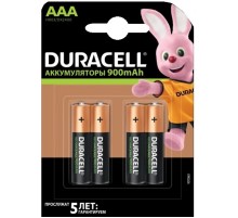 Акумулятор Duracell Recharge DX2400 LSD Ni-MH AAA/HR03 900 mAh BL 4шт