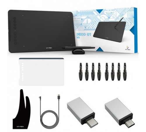Графічний планшет XP-Pen Deco Fun L Blue