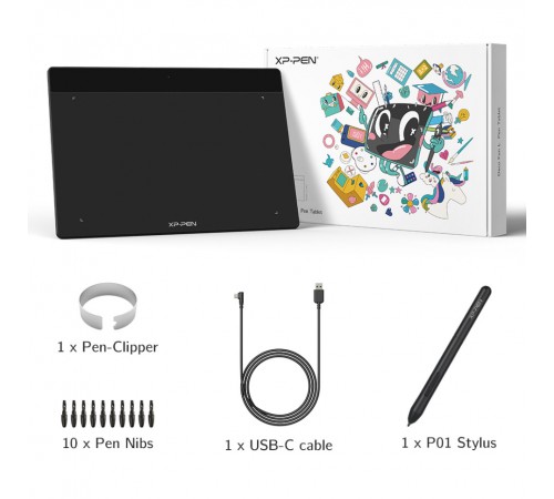 Графічний планшет XP-Pen Deco Fun S Black