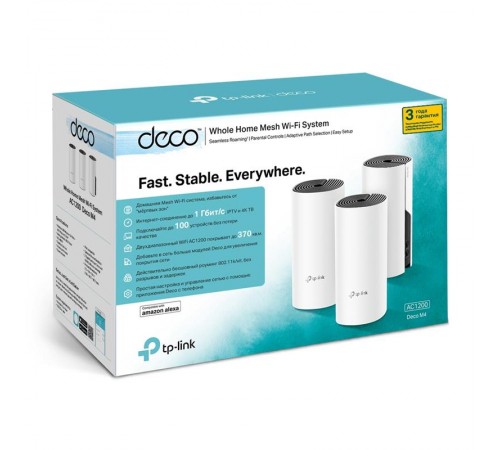 WiFi Mesh-система TP-Link DECO M4(3-pack) WiFi Mesh-система TP-Link DECO M4(3-pack)