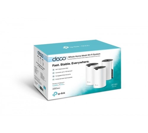 Комплект з трьох Mesh Wi-Fi маршрутизаторів TP-Link Deco S4(3-pack) Комплект з трьох Mesh Wi-Fi маршрутизаторів TP-Link Deco S4(3-pack)