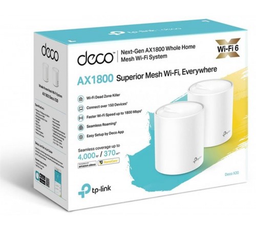 WiFi Mesh-система TP-Link Deco X20(1-pack) WiFi Mesh-система TP-Link Deco X20(1-pack)