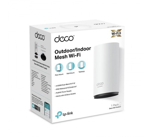 WiFi Mesh-система TP-Link Deco X50-Outdoor(1-pack) WiFi Mesh-система TP-Link Deco X50-Outdoor(1-pack)
