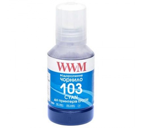 Чорнило WWM Epson L3100/3110/3150 (Cyan) (E103C) 140г