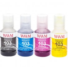 Комплект чорнил WWM для Epson L3100/3110/3150 4х140г B/C/M/Y (E103SET4)