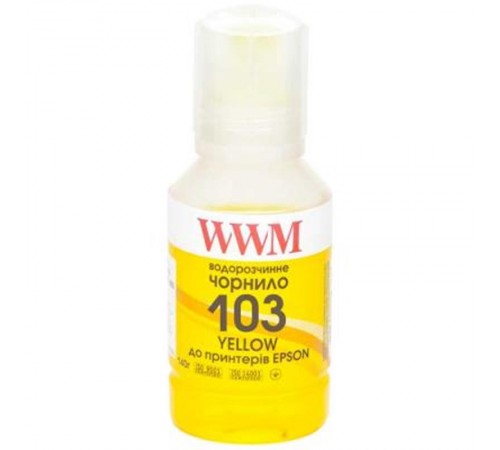 Чорнило WWM Epson L3100/3110/3150 (Yellow) (E103Y) 140г
