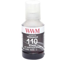 Чорнило WWM Epson M1100/M1120 (Black Pigment) (E110BP) 140г