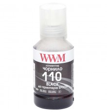 Чорнило WWM Epson M1100/M1120 (Black Pigment) (E110BP) 140г