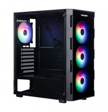 Корпус Prologix E114 Tempered Glass Black