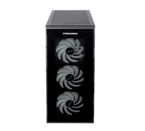 Корпус Prologix E114 Tempered Glass Black