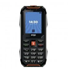 Мобiльний телефон Ergo E182 Dual Sim Black Orange