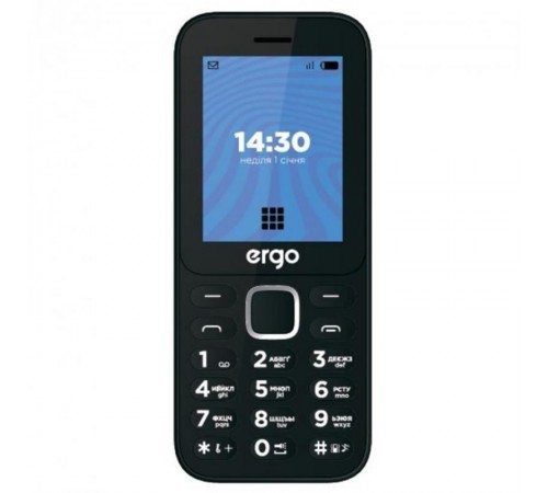 Мобiльний телефон Ergo E241 Dual Sim Black