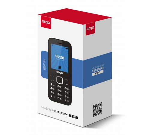 Мобiльний телефон Ergo E241 Dual Sim Blue