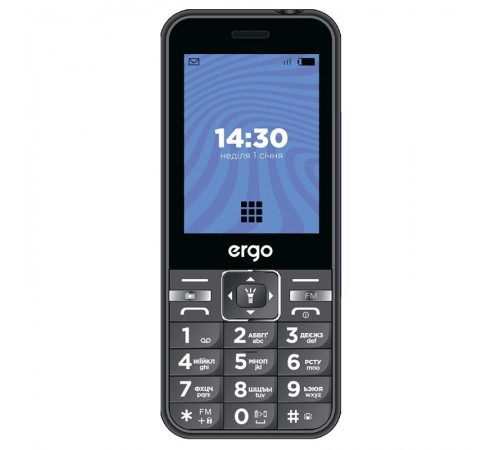Мобiльний телефон Ergo E281 Dual Sim Black