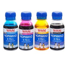Комплект чорнил WWM для EPSON Stylus CX3700/T26/TX106/TX206/TX419 B/C/M/Y (E73SET) 4*100г