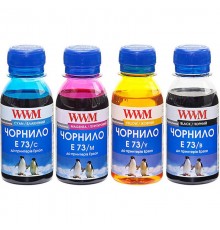 Комплект чорнил WWM для EPSON Stylus CX3700/T26/TX106/TX206/TX419 B/C/M/Y (E73SET) 4*100г