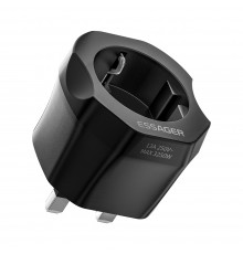 Адаптер Essager EU - UK (F/M) Black (ECTZH-YCC01-Z)