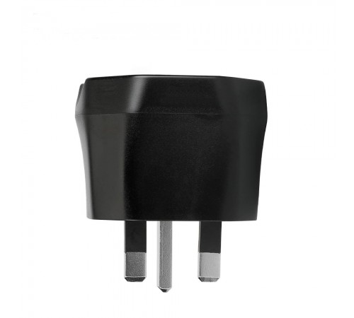 Адаптер Essager EU - UK (F/M) Black (ECTZH-YCC01-Z)