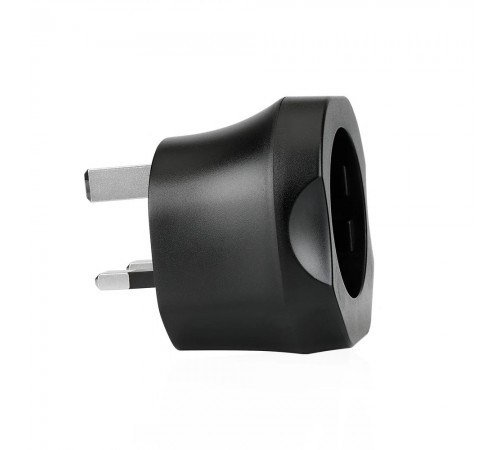Адаптер Essager EU - UK (F/M) Black (ECTZH-YCC01-Z)