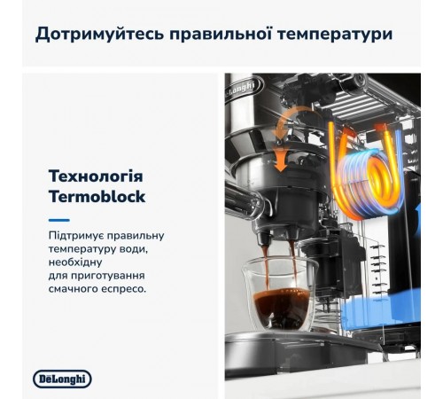 Кавоварка рожкова Delonghi EC 685 BK Dedica