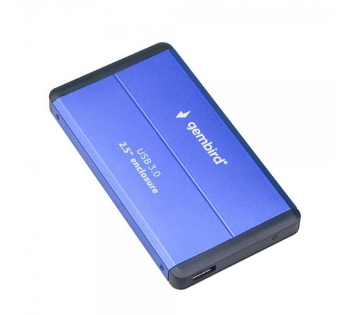 Зовнішня кишеня Gembird для підключення SATA HDD 2.5", USB 3.0, Blue (EE2-U3S-2-B)