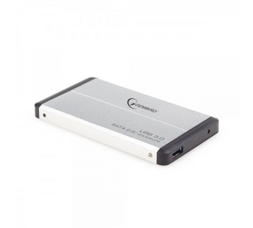 Зовнішня кишеня Gembird для підключення SATA HDD 2.5", USB 3.0, Silver (EE2-U3S-2-S)