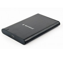 Зовнішня кишеня Gembird SATA HDD 2.5", USB 3.1, алюміній, Black (EE2-U3S-6)