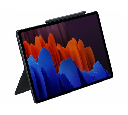 Чохол-клавіатура Samsung Book Cover Keyboard для Samsung Galaxy Tab S7+ 12.4 SM-T970/SM-T795/SM-T976 / Galaxy Tab S8+ 12.4 SM-X800/SM-X806 Black (EF-DT970BBRGRU)