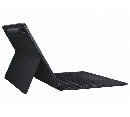 Чохол-клавіатура Samsung Book Cover Keyboard для Samsung Galaxy Tab S7+ 12.4 SM-T970/SM-T795/SM-T976 / Galaxy Tab S8+ 12.4 SM-X800/SM-X806 Black (EF-DT970BBRGRU)
