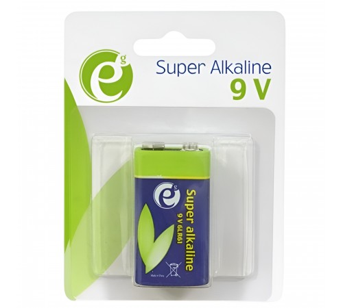 Батарейка EnerGenie Super Alkaline 6LR61 BL 1 шт
