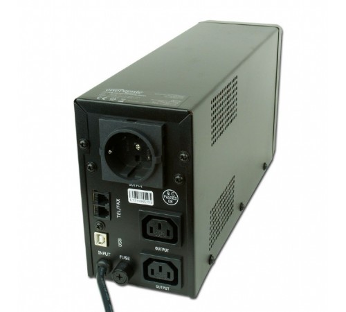 Джерело безперебійного живлення EnerGenie EG-UPS-032 850VA, Line Int., AVR, 2xIEC+1xSchuko, USB, LCD, RJ11 Джерело безперебійного живлення EnerGenie EG-UPS-032 850VA, Line Int., AVR, 2xIEC+1xSchuko, USB, LCD, RJ11