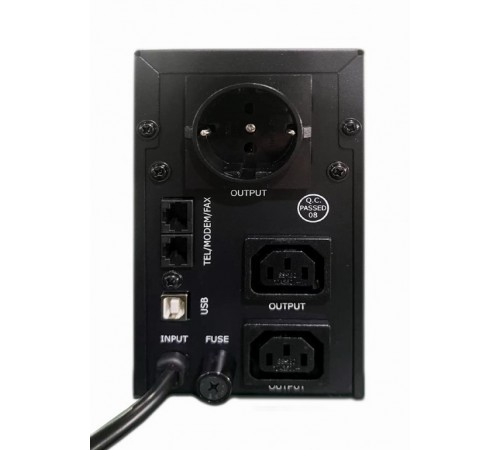 Джерело безперебійного живлення EnerGenie EG-UPS-032 850VA, Line Int., AVR, 2xIEC+1xSchuko, USB, LCD, RJ11 Джерело безперебійного живлення EnerGenie EG-UPS-032 850VA, Line Int., AVR, 2xIEC+1xSchuko, USB, LCD, RJ11