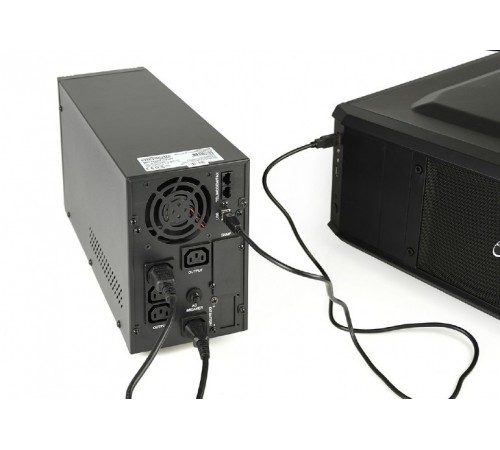 Джерело безперебійного живлення EnerGenie EG-UPS-PS2000-01 2000VA, Line Int., AVR, 3xIEC, метал Джерело безперебійного живлення EnerGenie EG-UPS-PS2000-01 2000VA, Line Int., AVR, 3xIEC, метал