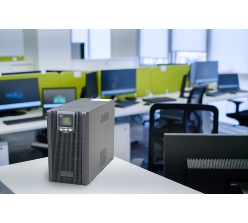 Джерело безперебійного живлення EnerGenie EG-UPS-PS2000-01 2000VA, Line Int., AVR, 3xIEC, метал Джерело безперебійного живлення EnerGenie EG-UPS-PS2000-01 2000VA, Line Int., AVR, 3xIEC, метал