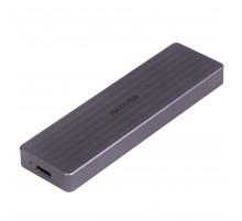 Зовнішня кишеня Maxxter M.2 NVMe PCIe, USB 3.2 Type-C, Metal, Black (EHDE-2280D-01)