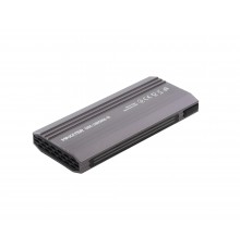 Зовнішня кишеня Maxxter M.2 NVMe PCIe, USB 3.1 Type-C Gen2, RGB, Metal, Black (EHDE-2280SRGB-01)
