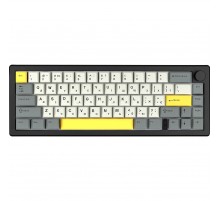 Клавіатура бездротова Epomaker EK68 65% Flamingo Switch Hot-Swap (2.4G/BT/USB) RGB UA Black (EK68-B-F)